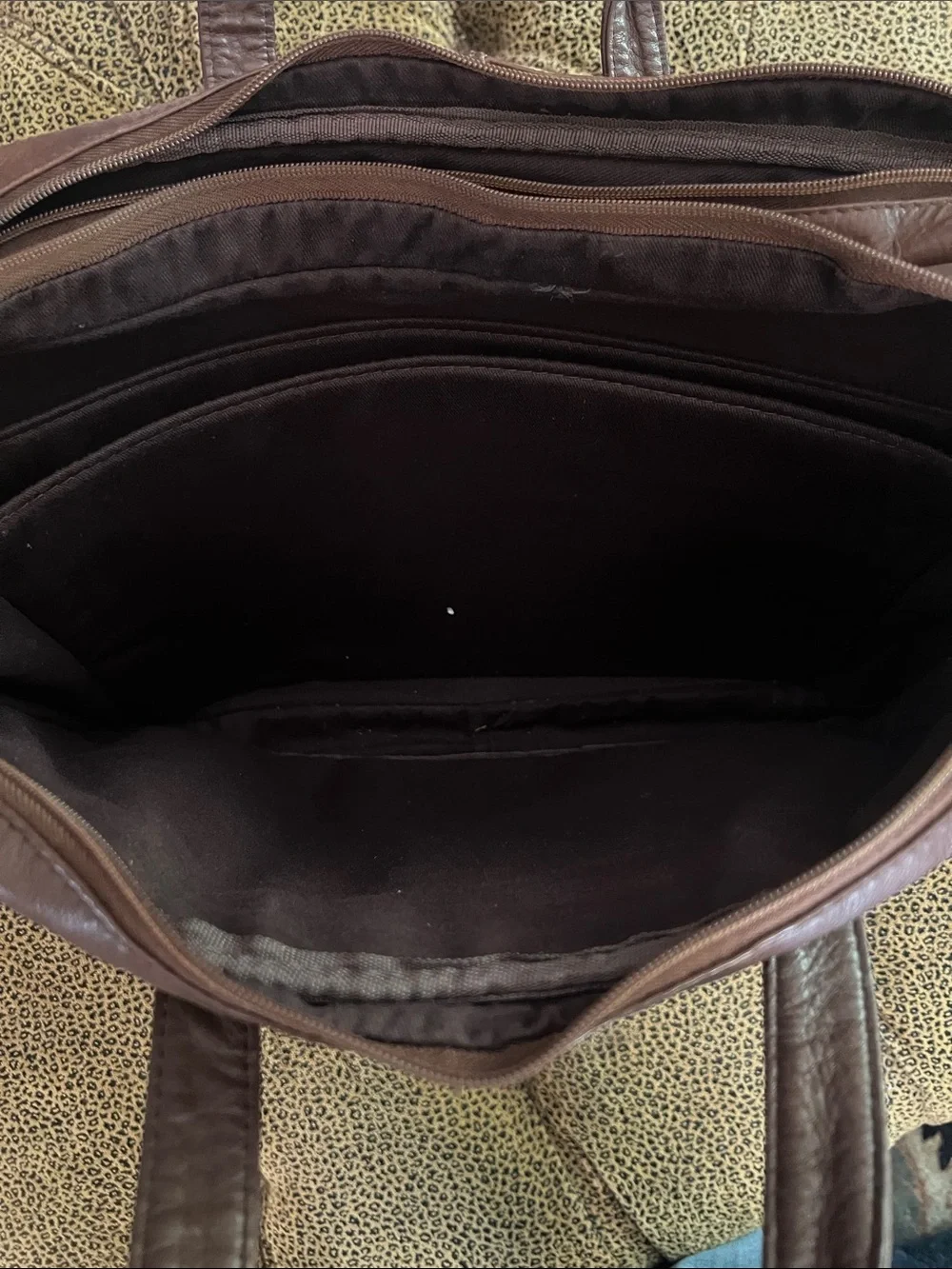 Heritage Soft Brown Leather Briefcase with Top Handles